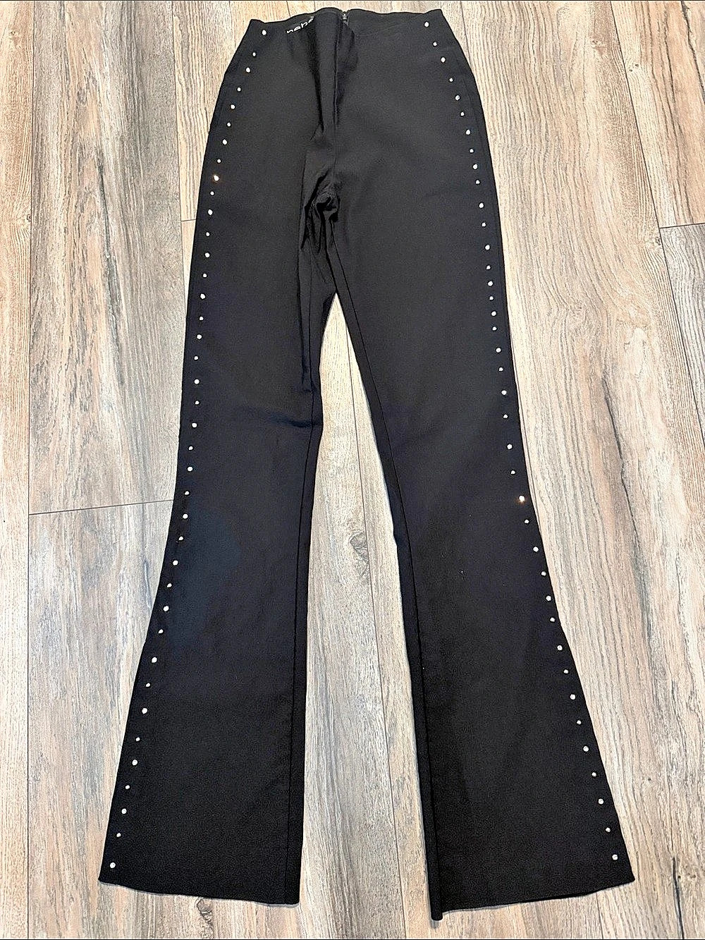 bebe Black Flare Pants Size 0
